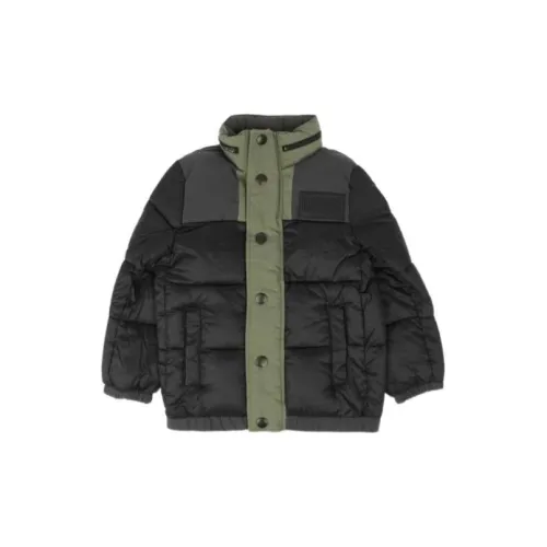 DIESEL Черный Зеленый Kids Утеплённые куртки