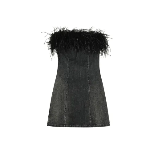 SECFLY OFFICIAL Без рукавов Платье Женское Черное