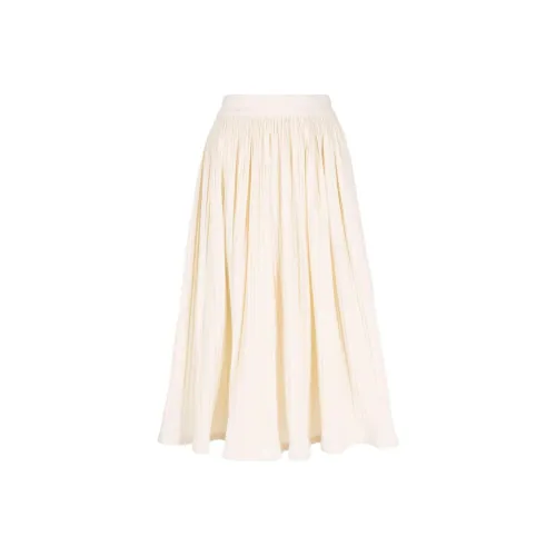 JIL SANDER Бежевые Женские Повседневные Длинные Юбки