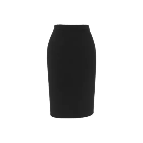 SAINT LAURENT Юбка средней длины женская черная