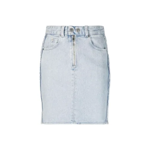 ISABEL MARANT Светло-синий Женские Джинсовые Короткие Юбки