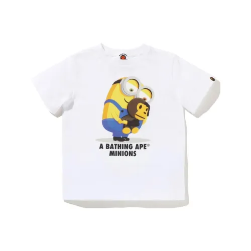 A BATHING APE x MINIONS T-Shirt Белый Детский