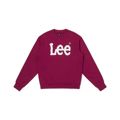 Lee Мужские Свитшоты Бордового Цвета