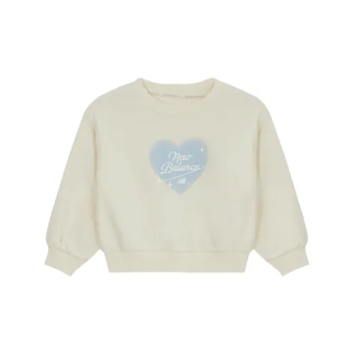 New Balance NB Толстовка Слоновая кость для детей 3-7 лет