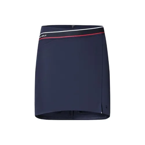 FILA Golf Series Легендарный синий Женские Повседневные короткие юбки
