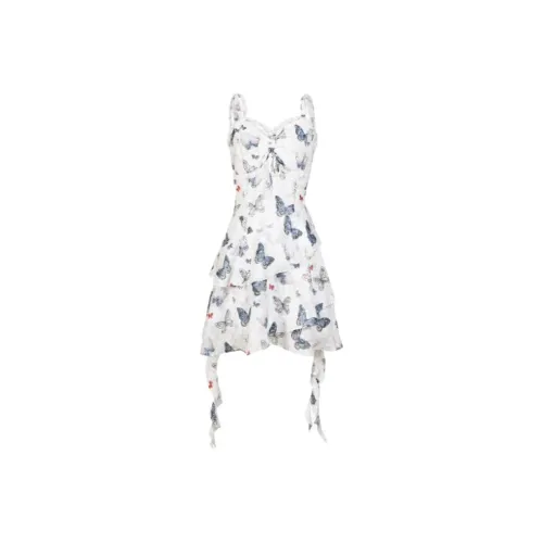 PAIN OR PLEASURE Slip Платье Женское Синее