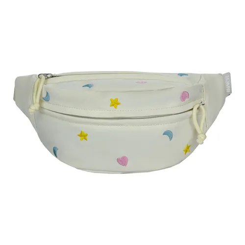 Путешественная сумка из холста бананка женская многоцветная