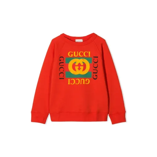 Gucci красный Kids Свитшоты