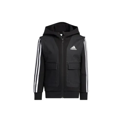 Adidas Черные Детские Куртки