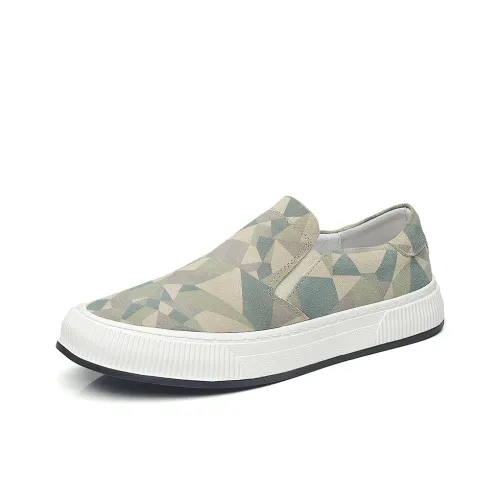 I.30 Низкие кеды для скейтбординга Мужские Армейский зеленый