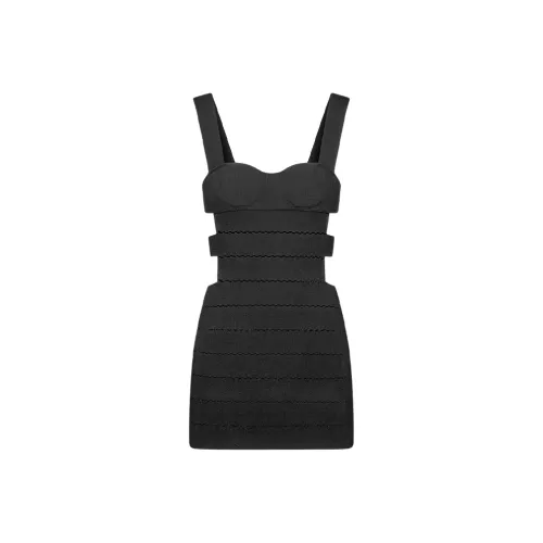 TF SS24 Slip Платье Женское Черное