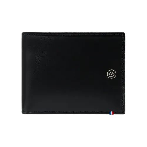 S. T.DUPONT Кожа Кошелек Мужской Черный
