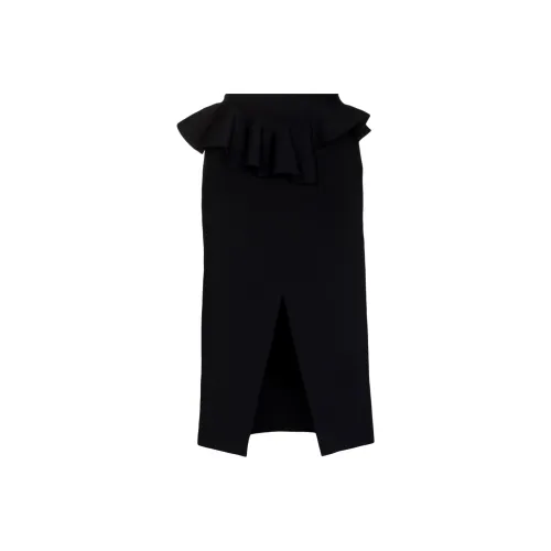 Alexander McQueen Повседневный Длинный Юбка Женские Черный