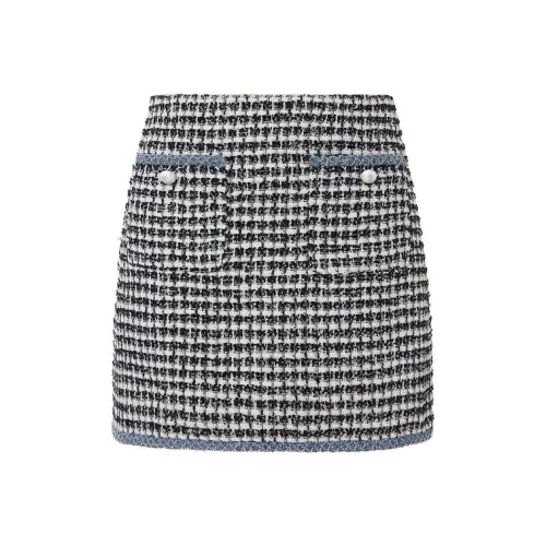 D'zzit Черная Женская Повседневная Короткая Юбка