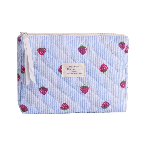 MILO BLISS Лоскутное шитье Клубничный Ручной Octagonal Косметика Мешок для хранения Портативный