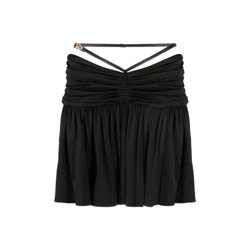 VERSACE Черные Женские Повседневные Короткие Юбки