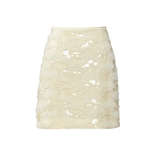 TAMMY TANGS Повседневные короткие юбки Женские Оранжевый