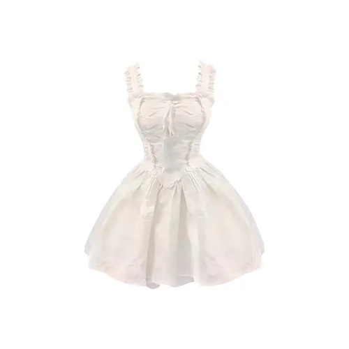 SYEEE WITH U Slip Платье Женское Белое