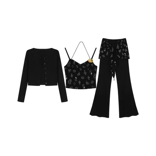 Annie The Темный Child Повседневный Костюм Женские Черный