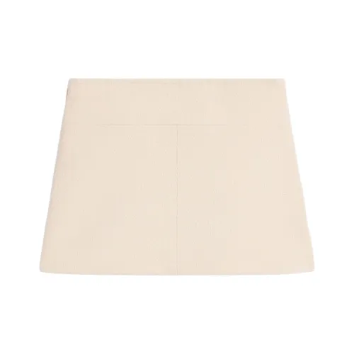 CELINE Повседневные короткие юбки Женские Молочный белый