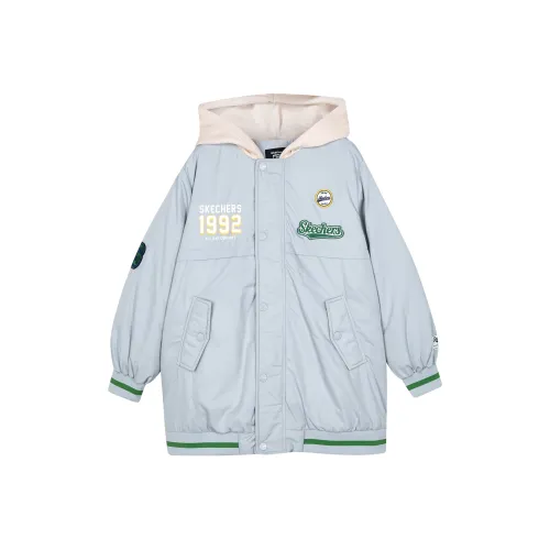 Skechers Down Jacket Light Dust Gray Baby