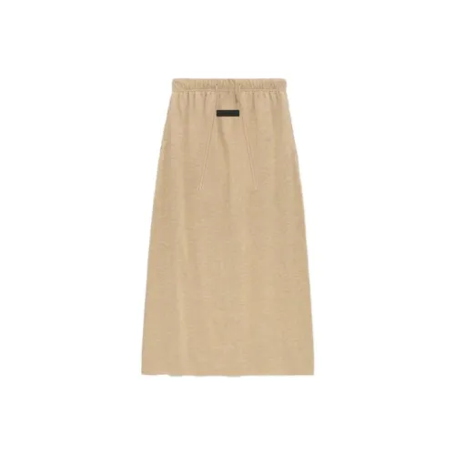 Fear of God Essentials FW23 Cloud Series Золотое облако/Золотой Вереск Женские Повседневные длинные юбки
