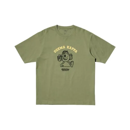 UNIQLO Оливковая Унисекс Футболка