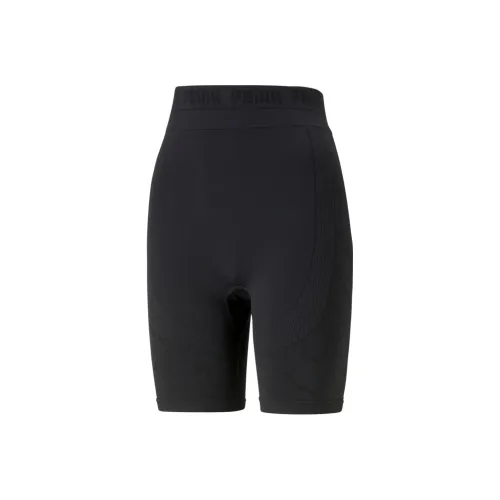 PUMA EVOKNIT 7' Короткие Тайты Женские Спортивные Шорты Женские Черные