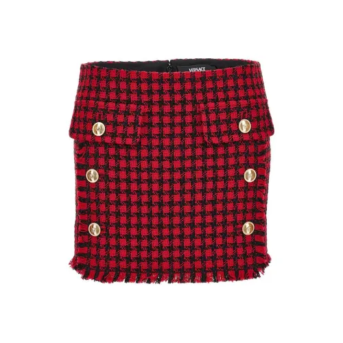 VERSACE Повседневные короткие юбки Женские Red