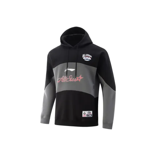 Лайнер CBA All Star Коллекция Basketball Collection Толстовка Мужской Черный Элегантный Серый