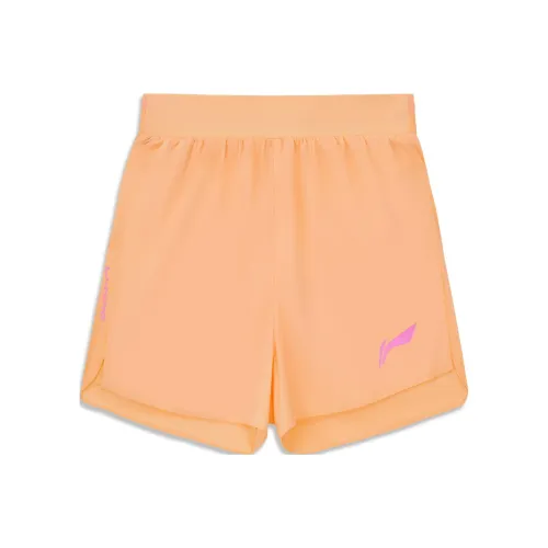 LINING RUNNING Collection Конфетный цвет Апельсин Женские Спортивные шорты