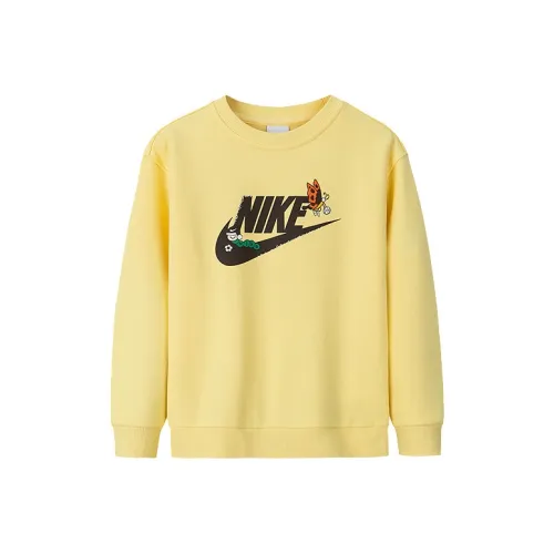 Свитшот Nike цвет бледный банан для детей 3-7 лет