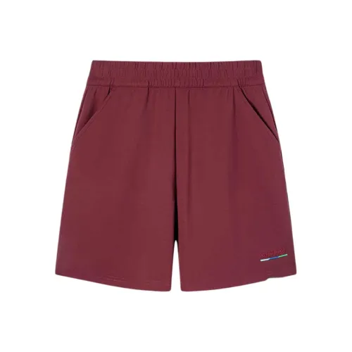 OUTDOOR PRODUCTS Повседневные шорты Женские Кожаный красный