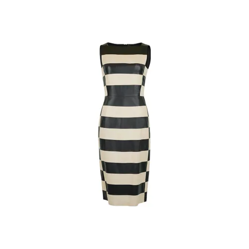 LIZZY Без рукавов Платье Женское Черно-Белое