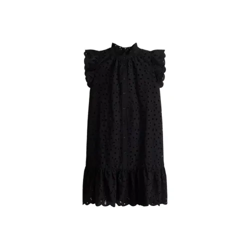 H&M Черные Женские Платья без рукавов