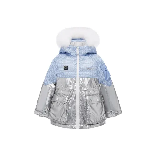 Mini Peace Синий Kids Пуховики