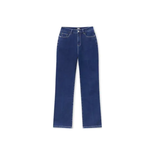 DKNY Джинсы Женские Темно-Джинсовый Синий