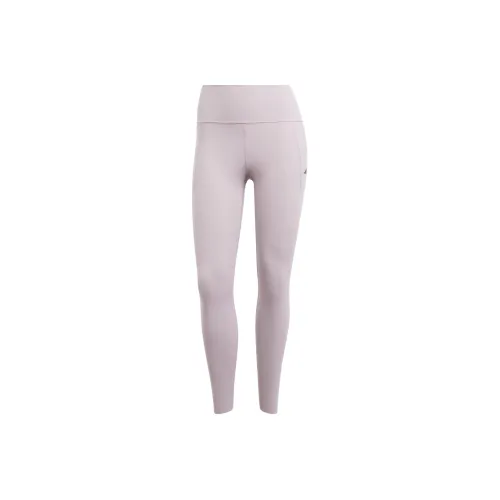 Adidas Optime Luxe 7 8 Леггинсы Спортивные брюки Женские Lotus