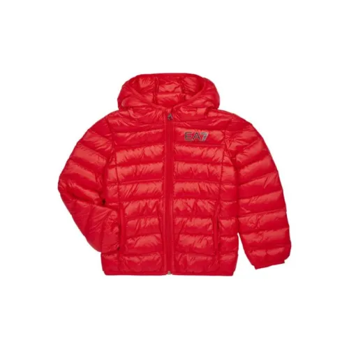 EMPORIO ARMANI Пуховик Красный Детский