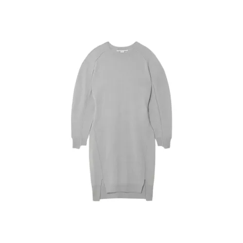 STELLA MCCARTNEY Темно-серый Женские Длинные Платья с Рукавами