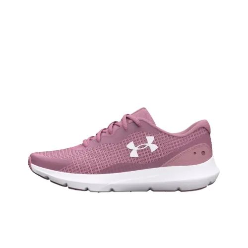 Under Armour Surge 3 Дышащий и Легкий Низкий Топ Беговые Кроссовки Женские Розовые
