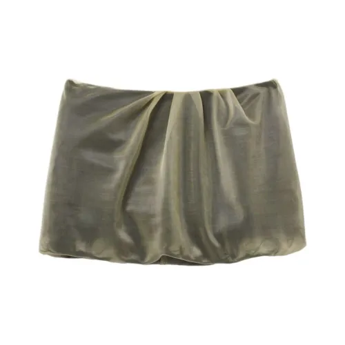 Alexander McQueen FW24 Повседневные короткие юбки Женские Румяна Цвет