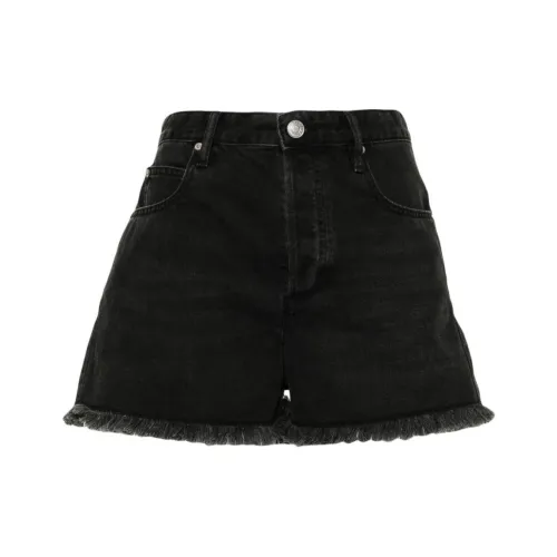 ISABEL MARANT Черные Женские Джинсовые Шорты