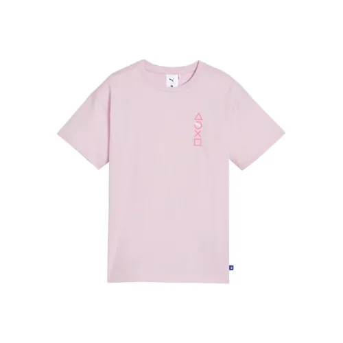 PUMA X PLAYSTATION T Рубашка Туманный Виноградный Детский