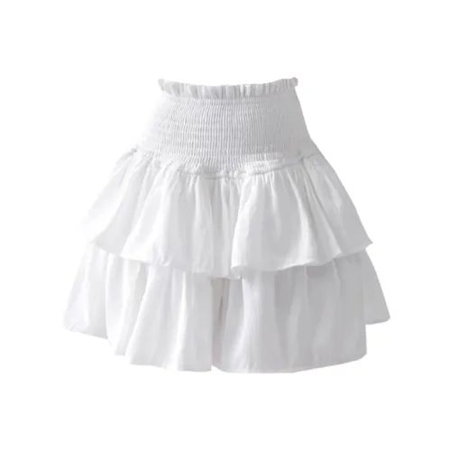 Concubine Zhu Повседневные короткие юбки Женские Белые
