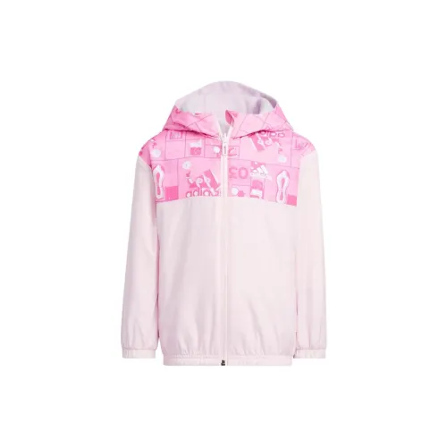 Adidas Прозрачный Розовый Kids Куртки