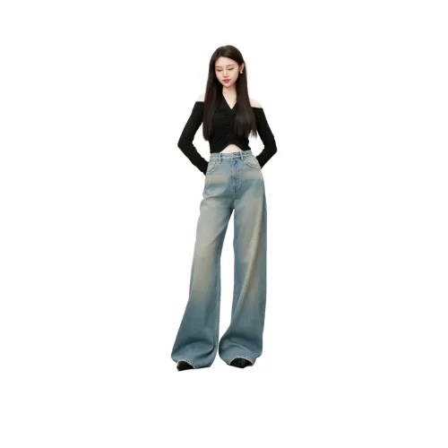 WANGYOUSHAN Женские Джинсы