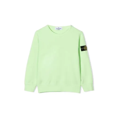 STONE ISLAND Зеленый Kids Свитшоты