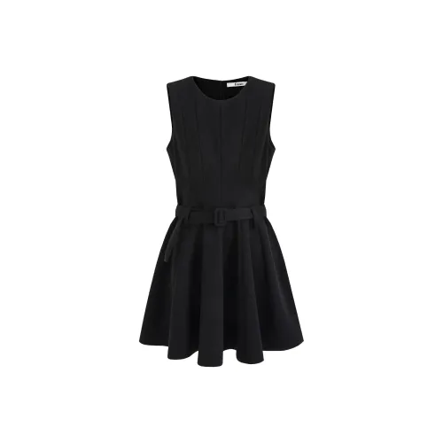 Fano Studios Без рукавов Платье Женское Черное Серое