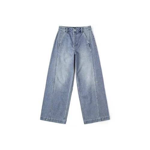 Lee совместный модель FW24 Джинсы Женские Светло-Синий